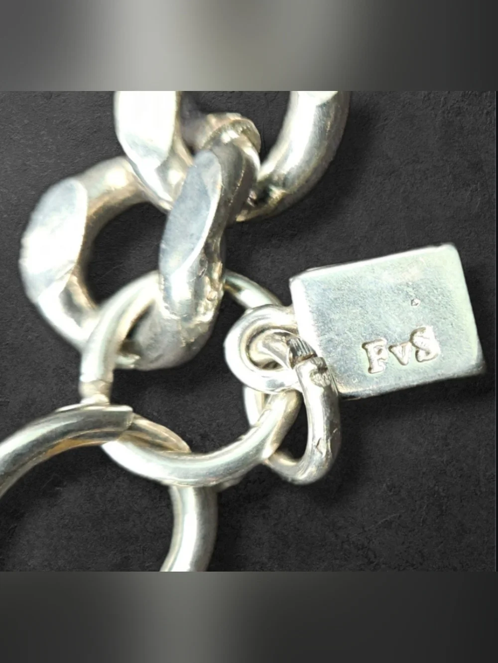 Vintage FVS Taxco 925 Sterling Silver 192g Heavy Cuban Curb Chain 19